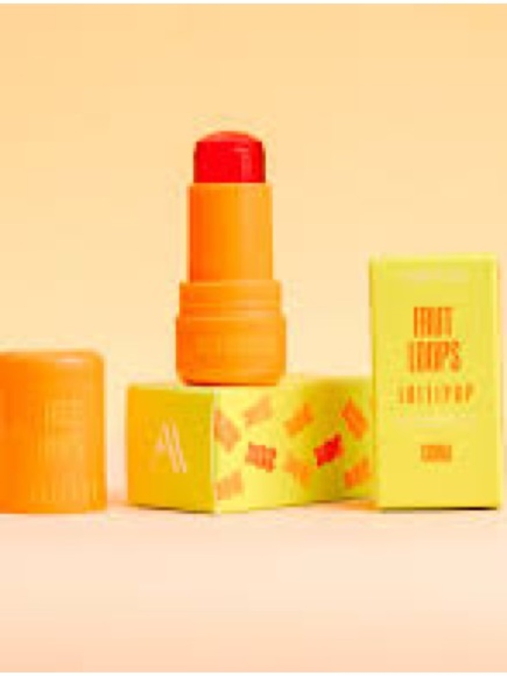 Aminnah Fruit Loops Lollipop Lip & Cheek Tint - Coral NIB